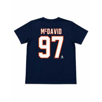 Edmonton Oilers pánske tričko NHL Iconic Name & Number Graphic