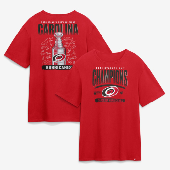 Carolina Hurricanes pánske tričko NHL 2026 Stanley Cup Champions Signature Roster