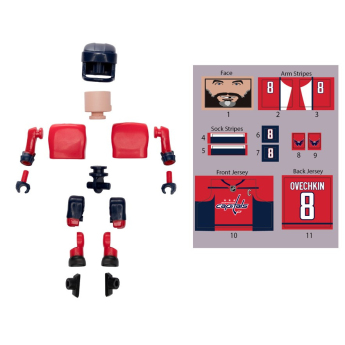 Washington Capitals figúrka Alex Ovechkin #8 NHL Construct