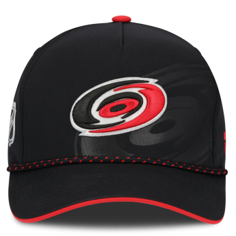 Carolina Hurricanes čiapka baseballová šiltovka NHL Fanatics Black On Stage Podium Draft A-Frame Adjustable