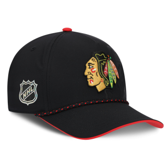 Chicago Blackhawks čiapka baseballová šiltovka NHL On Stage Podium Draft A-Frame Adjustable