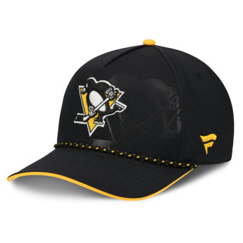 Pittsburgh Penguins čiapka baseballová šiltovka NHL Fanatics Black On Stage Podium Draft A-Frame Adjustable
