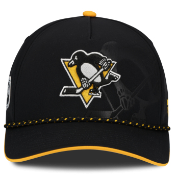 Pittsburgh Penguins čiapka baseballová šiltovka NHL Fanatics Black On Stage Podium Draft A-Frame Adjustable