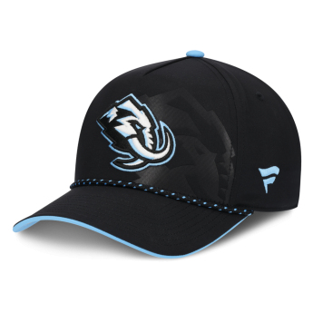 Utah Hockey Club čiapka baseballová šiltovka NHL Fanatics Black On Stage Podium Draft A-Frame Adjustable