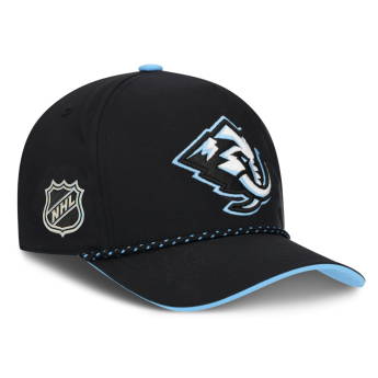 Utah Hockey Club čiapka baseballová šiltovka NHL Fanatics Black On Stage Podium Draft A-Frame Adjustable