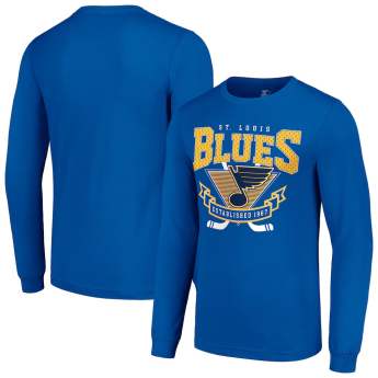St. Louis Blues pánske tričko Team Logo Graphic Long Sleeve T-Shirt - Blue