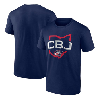 Columbus Blue Jackets pánske tričko NHL Represent T-Shirt - Navy
