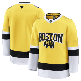 Boston Bruins hokejový dres NHL 2026 Stadium Series Premium Jersey - Gold