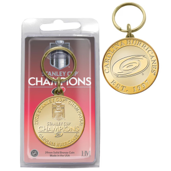 Carolina Hurricanes kľúčenka NHL 2026 Stanley Cup Champions Bronze Coin Key Chain