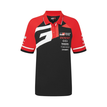 Toyota Gazoo Racing dámske polo tričko redblack WRT 2026