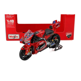 Modely áut a motoriek model 1/18 Ducati MotoGP GP25 - Francesco Bagnaia #63