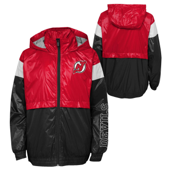 New Jersey Devils detská bunda goal line stance full-zip windbreaker