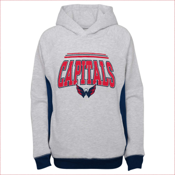Washington Capitals detská mikina s kapucňou power play raglan pullover