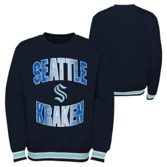 Seattle Kraken detská mikina Classic Blueliner Crew Neck