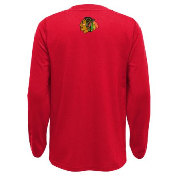 Chicago Blackhawks detské tričko s dlhým rukávom Rink Reimagined LS Ultra red