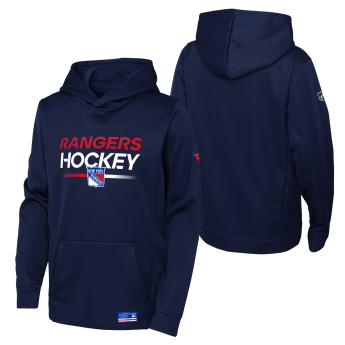 New York Rangers detská mikina s kapucňou Authentic Pro Hoodie Po Hood