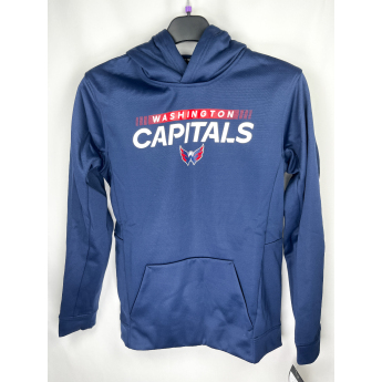 Washington Capitals detská mikina s kapucňou Authentic Pro Hood Po Hoodie