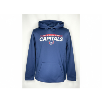 Washington Capitals detská mikina s kapucňou Authentic Pro Hood Po Hoodie