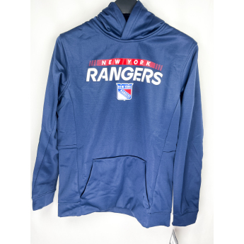 New York Rangers detská mikina s kapucňou Authentic Pro Hood Po Hoodie