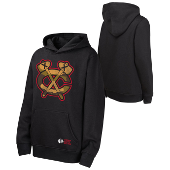Chicago Blackhawks detská mikina s kapucňou Down To The Wire Po Fleece Hood
