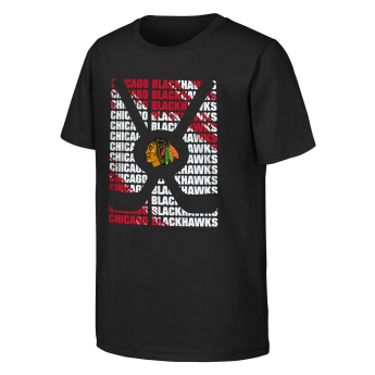 Chicago Blackhawks detské tričko Box Ss Ctn Tee