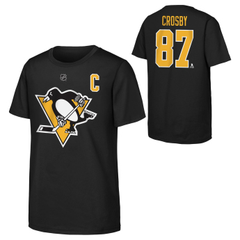 Pittsburgh Penguins detské tričko Sidney Crosby Flat Captains N&N Ctn Tee