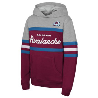 Colorado Avalanche detská mikina s kapucňou Head Coach Hoody