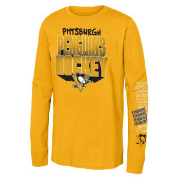 Pittsburgh Penguins detské tričko s dlhým rukávom Stand Out Ls Ctn