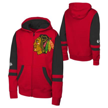 Chicago Blackhawks detská mikina s kapucňou Face Off Fz Flc Hd
