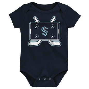 Seattle Kraken detské body Littlest Player 3Pk Creeper Se