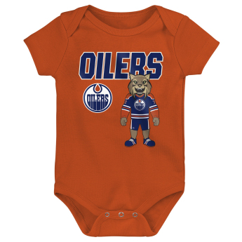 Edmonton Oilers detské body Littlest Player 3Pk Creeper Se