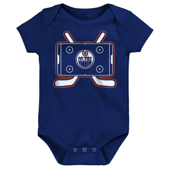 Edmonton Oilers detské body Littlest Player 3Pk Creeper Se