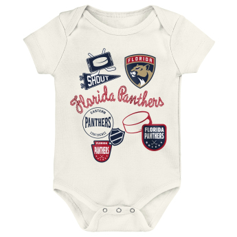 Florida Panthers detské body Littlest Player 3Pk Creeper Se
