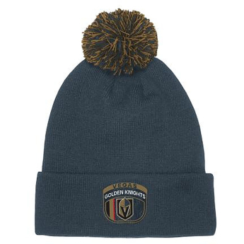 Vegas Golden Knights detská zimná čiapka Draft Beanie Cuff With Pom