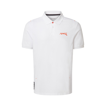Aston Martin polokošeľa AMR Logo white 2026