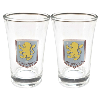 Aston Villa sada 2 panákov 2pk Shot Glass Set