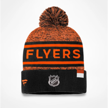 Philadelphia Flyers zimná čiapka Authentic Pro Rink Heathered Cuffed Pom Knit