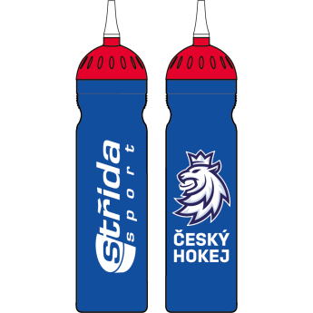 Hokejové reprezentácie fľaša na pitie Czech Republic Logo Lev blue