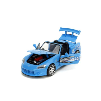Modely áut a motoriek model 1/24 Fast & Furious Honda S2000 blue