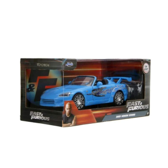 Modely áut a motoriek model 1/24 Fast & Furious Honda S2000 blue