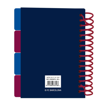 FC Barcelona zápisník A6 Colour
