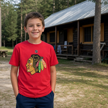 Chicago Blackhawks detské tričko Primary Logo Tee