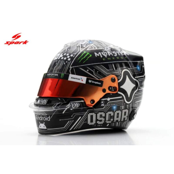 Modely áut a motoriek model prilby 1/8 Oscar Piastri USA GP F1 2025