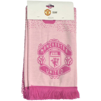 Manchester United zimný šál Knit pink
