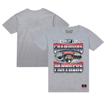 Florida Panthers pánske tričko 2025 Stanley Cup Champions Victory Arch Heather Gray