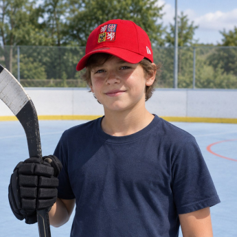 Hokejové reprezentácie detská čiapka baseballová šiltovka 940K Core 9forty kids red
