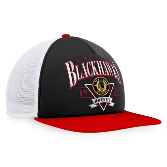 Chicago Blackhawks čiapka flat šiltovka True Classic Foam Front Trucker