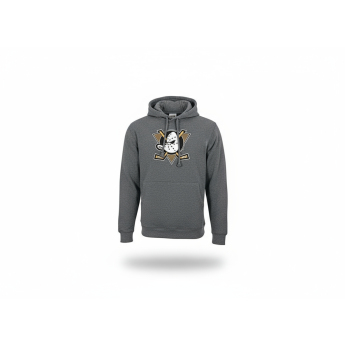 Anaheim Ducks pánska mikina Core Logo Charcoal Slide grey