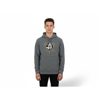 Anaheim Ducks pánska mikina Core Logo Charcoal Slide grey