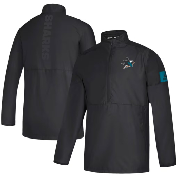 San Jose Sharks pánska bunda NHL Authentic Pro Game Mode 1/4 - Zip